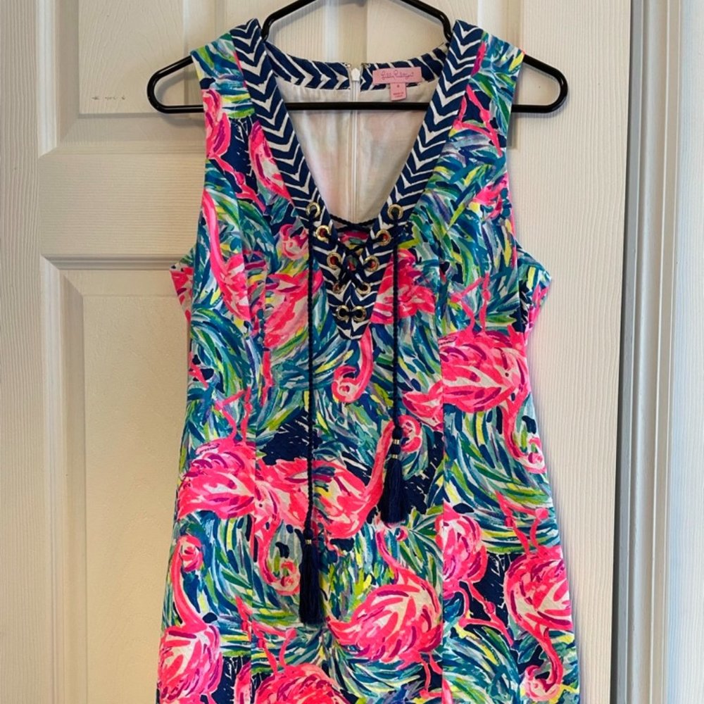 Lilly Pulitzer Flamingo Shift Dress